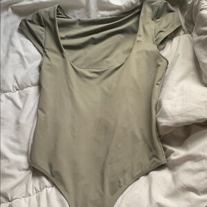 Olive Green Bodysuit